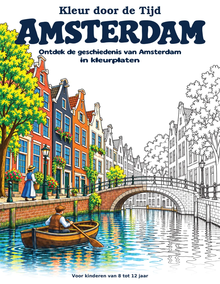 Omslag Kleur door de Tijd: Amsterdam
