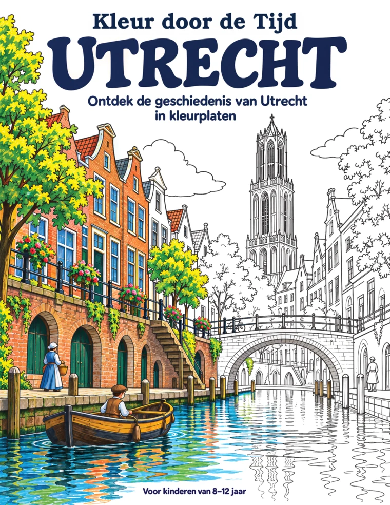 Omslag Kleur door de Tijd: Utrecht